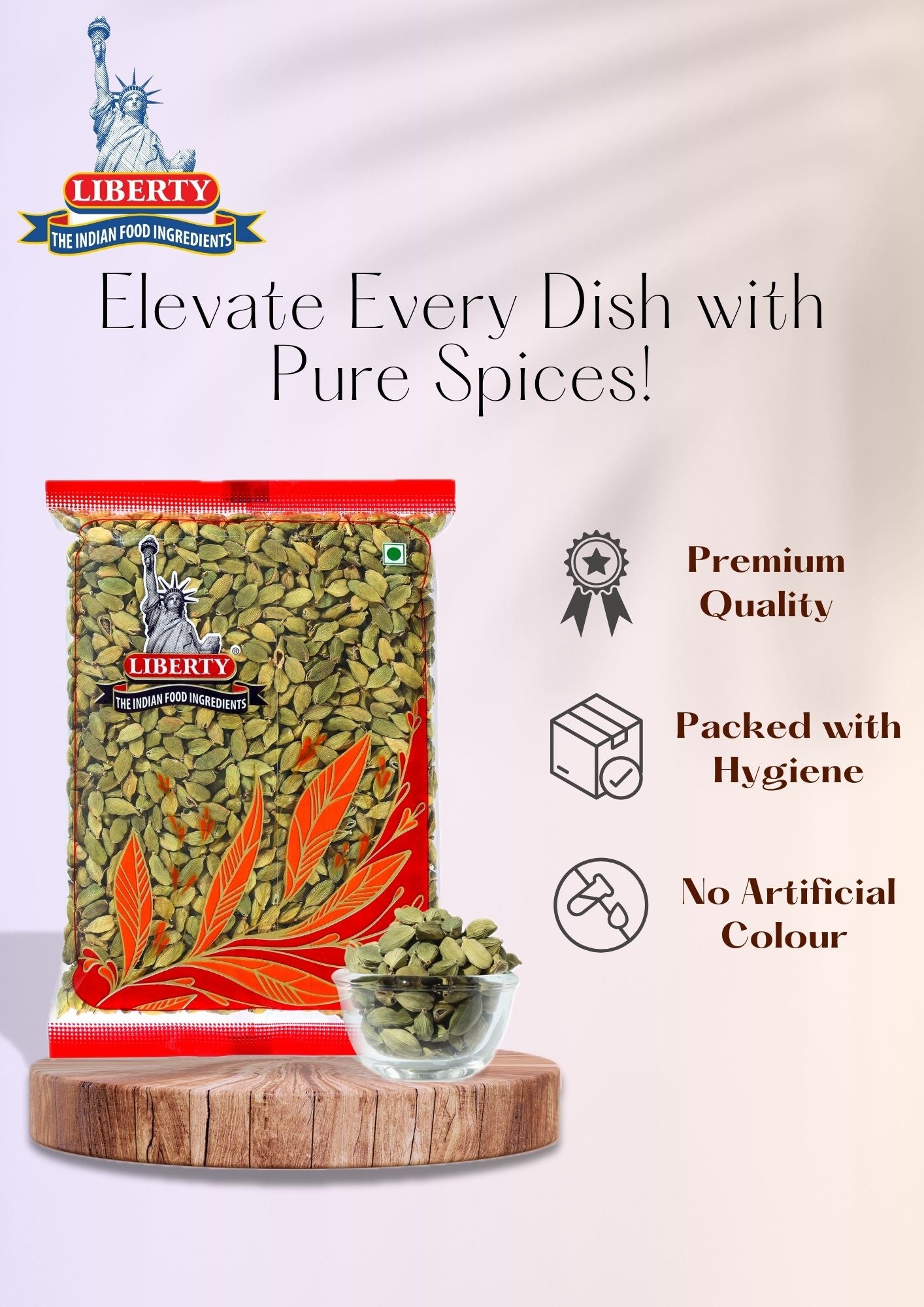 Green Elachi (Whole Green Cardamom)